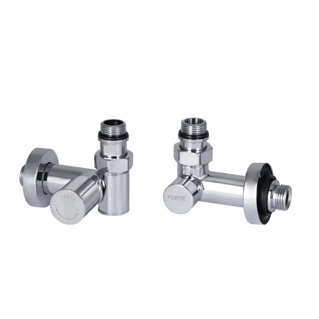 Комплект кранів SD Forte 1/2" НР для рушникосушарки кутовий SF395W15HE Комплект кранів SD Forte 1/2" НР для рушникосушарки кутовий SF395W15HE