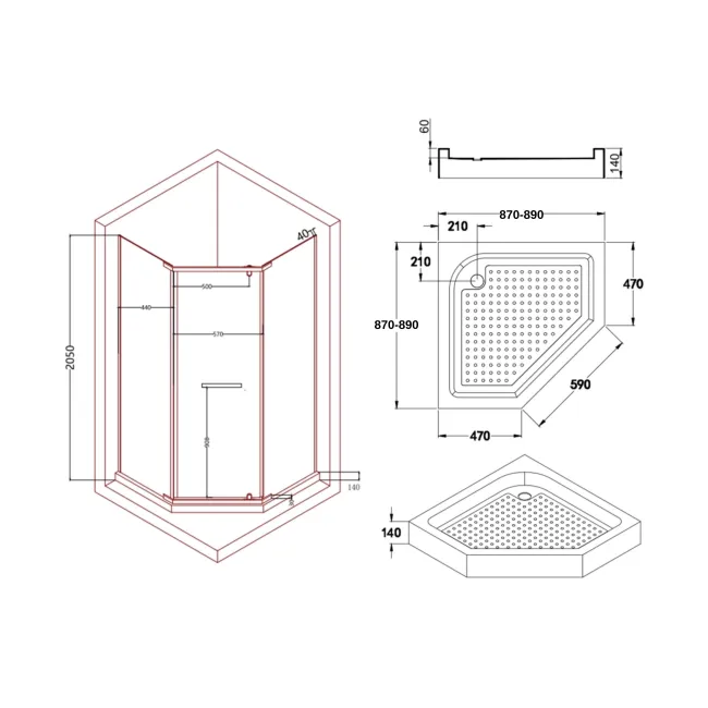 Душова кабіна Lidz Dozorca SC90x90.CRM.LOW.TR, скло прозоре 6 мм 2 Душова кабіна Lidz Dozorca SC90x90.CRM.LOW.TR, скло прозоре 6 мм 2