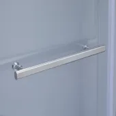 Душова кабіна Lidz Dozorca SC90x90.CRM.LOW.TR, скло прозоре 6 мм