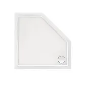 Душовий піддон Qtap Diamond 301112 100x100x12 см + сифон