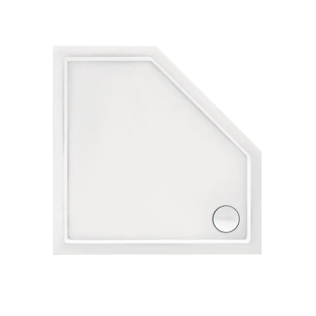 Душовий піддон Qtap Diamond 301112 100x100x12 см + сифон