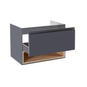 Тумба підвісна Qtap Robin 800х580х500 GRAPHITE/WHITISH OAK QT1374TPВ8002NGWO Тумба підвісна Qtap Robin 800х580х500 GRAPHITE/WHITISH OAK QT1374TPВ8002NGWO