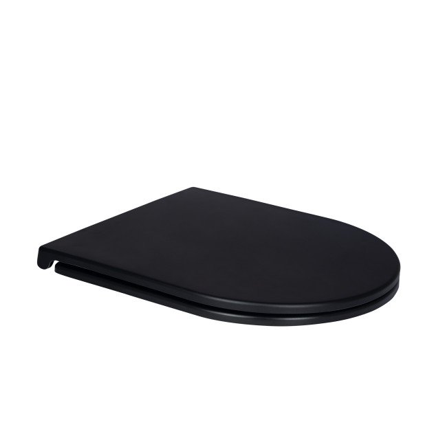 Сидіння для унітаза Qtap (Robin) з мікроліфтом Slim QT99HY2411MB Сидіння для унітаза Qtap (Robin) з мікроліфтом Slim QT99HY2411MB
