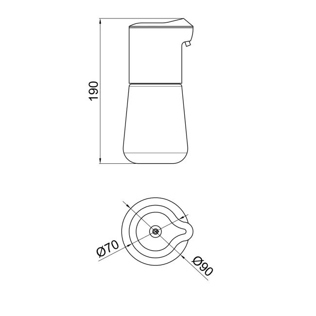 Дозатор для рідкого мила пінний Qtap Pohodli автоматичний 4,5V QT144WH42926 White (Autodávkovač) 2 Дозатор для рідкого мила пінний Qtap Pohodli автоматичний 4,5V QT144WH42926 White (Autodávkovač) 2