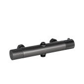 Душова система універсальна Qtap Brno термостатична на два споживача QTBRN5769103ONK Gunmetal Black PVD Душова система універсальна Qtap Brno термостатична на два споживача QTBRN5769103ONK Gunmetal Black PVD