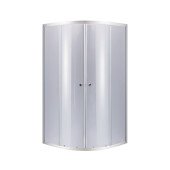 Душова кабіна Lidz Latwa SC80x80.SAT.LOW.GR, скло тон. 4 мм + Lidz Душовий піддон KAPIELKA ST80x80x15