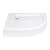 Душова кабіна Lidz Latwa SC90x90.SAT.LOW.GR, скло тон. 4 мм + Lidz Душовий піддон KAPIELKA ST90x90x15