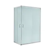 Душова кабіна Lidz Wawel SC100x80.SAT.LOW.FR, скло Frost 5 мм + Lidz Душовий піддон KAPIELKA ST100x80х14