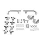 Душова кабіна Lidz Wawel SC100x80.SAT.LOW.FR, скло Frost 5 мм + Lidz Душовий піддон KAPIELKA ST100x80х14 Душова кабіна Lidz Wawel SC100x80.SAT.LOW.FR, скло Frost 5 мм + Lidz Душовий піддон KAPIELKA ST100x80х14