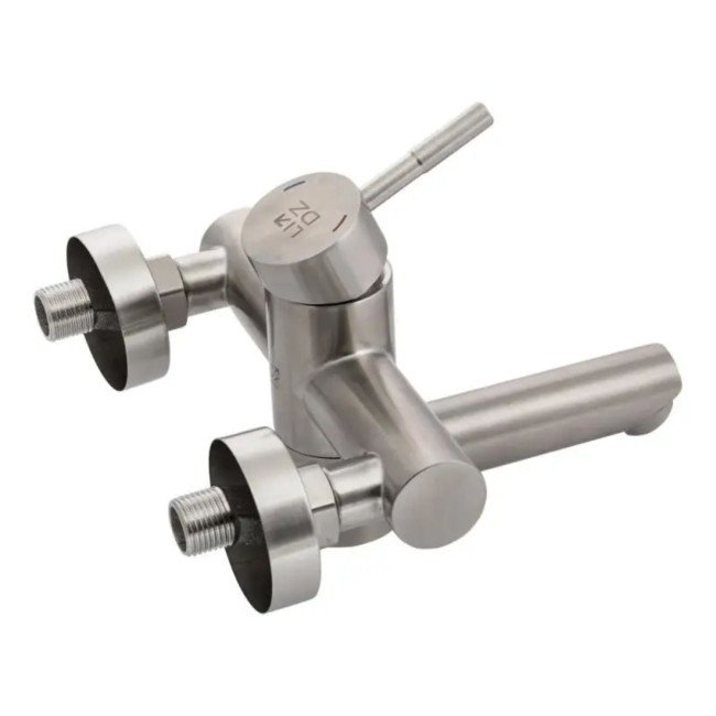 Змішувач для ванни Lidz Aria 006 з поворотним виливом (з душовим гарнітуром) (k35) LDARI006NKS34940 Nickel Змішувач для ванни Lidz Aria 006 з поворотним виливом (з душовим гарнітуром) (k35) LDARI006NKS34940 Nickel