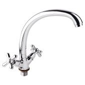 Змішувач для кухні Lidz Dominox 273F двохвентильний LDDOM273FCRM35539 Chrome