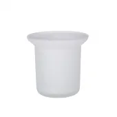 Колба для йоржика Lidz Oreo 0520 (матове скло) LDORE0520CRM37455 Chrome