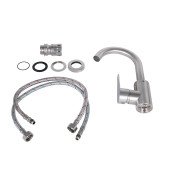 Змішувач для кухні Lidz Vida 015F2 (k35) LDVID015F2NKS43353 Nickel Змішувач для кухні Lidz Vida 015F2 (k35) LDVID015F2NKS43353 Nickel