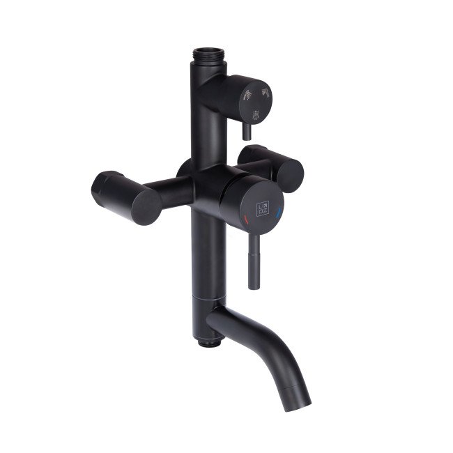 Душова система для кабіни Lidz Aria 1030 на три споживача (з виливом) (k35) LDARI1030BLA43373 Black Душова система для кабіни Lidz Aria 1030 на три споживача (з виливом) (k35) LDARI1030BLA43373 Black