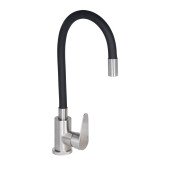 Змішувач для кухні Lidz Vida 015F3 з гнучким виливом (k35) LDVID015F3BLA43358 Black Змішувач для кухні Lidz Vida 015F3 з гнучким виливом (k35) LDVID015F3BLA43358 Black