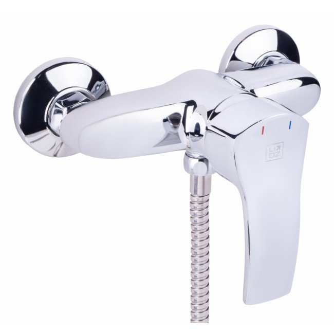 Змішувач для душу Lidz Anny 010 (з душовим гарнітуром) (k40) LDANN010CRM35124 Chrome Змішувач для душу Lidz Anny 010 (з душовим гарнітуром) (k40) LDANN010CRM35124 Chrome