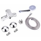 Змішувач для душу Lidz Anny 010 (з душовим гарнітуром) (k40) LDANN010CRM35124 Chrome Змішувач для душу Lidz Anny 010 (з душовим гарнітуром) (k40) LDANN010CRM35124 Chrome