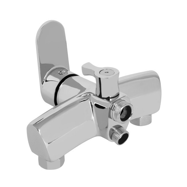 Змішувач для ванни Lidz Tani 005 з поворотним виливом (з душовим гарнітуром) (k40) LDTAN005CRM44962 Chrome Змішувач для ванни Lidz Tani 005 з поворотним виливом (з душовим гарнітуром) (k40) LDTAN005CRM44962 Chrome