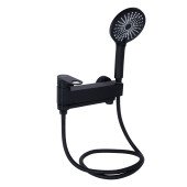 Змішувач для ванни Qtap Jay з поворотним виливом (з душовим гарнітуром) QTJAY260BLM45548 Black Matt Змішувач для ванни Qtap Jay з поворотним виливом (з душовим гарнітуром) QTJAY260BLM45548 Black Matt