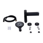 Змішувач для ванни Qtap Jay з поворотним виливом (з душовим гарнітуром) QTJAY260BLM45548 Black Matt Змішувач для ванни Qtap Jay з поворотним виливом (з душовим гарнітуром) QTJAY260BLM45548 Black Matt