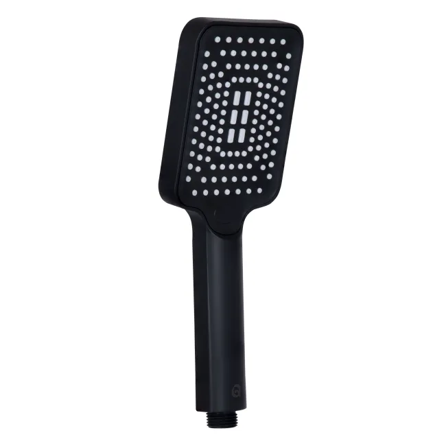 Лійка для ручного душу Qtap Rucni 245x95 мм прямокутна QTRUC125BLM45780 Black Matt Лійка для ручного душу Qtap Rucni 245x95 мм прямокутна QTRUC125BLM45780 Black Matt