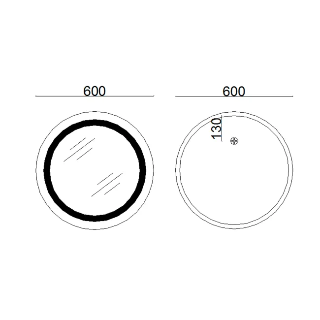 Дзеркало Lidz Aria R600 з LED-підсвічуванням Touch, з антизапотіванням, з димером, рег. яскравості LD78LR600 2 Дзеркало Lidz Aria R600 з LED-підсвічуванням Touch, з антизапотіванням, з димером, рег. яскравості LD78LR600 2