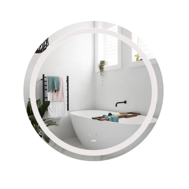 Дзеркало Lidz Aria R800 з LED-підсвічуванням Touch, з антизапотіванням, з димером, рег. яскравості LD78LR800 Дзеркало Lidz Aria R800 з LED-підсвічуванням Touch, з антизапотіванням, з димером, рег. яскравості LD78LR800