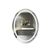 Дзеркало Lidz Vida 800х600 з LED-підсвічуванням Touch, з антизапотіванням, з димером, рег. яскравості LD78LF6080