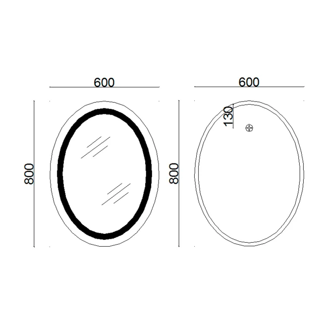 Дзеркало Lidz Vida 800х600 з LED-підсвічуванням Touch, з антизапотіванням, з димером, рег. яскравості LD78LF6080 2 Дзеркало Lidz Vida 800х600 з LED-підсвічуванням Touch, з антизапотіванням, з димером, рег. яскравості LD78LF6080 2
