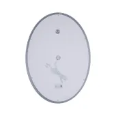 Дзеркало Lidz Vida 700х500 з LED-підсвічуванням Touch, з антизапотіванням, з димером, рег. яскравості LD78LF5070