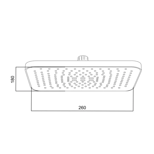 Лійка для верхнього душу Qtap Hlavova 260x180 мм прямокутна QTHLA107BLM45786 Black Matt 2 Лійка для верхнього душу Qtap Hlavova 260x180 мм прямокутна QTHLA107BLM45786 Black Matt 2