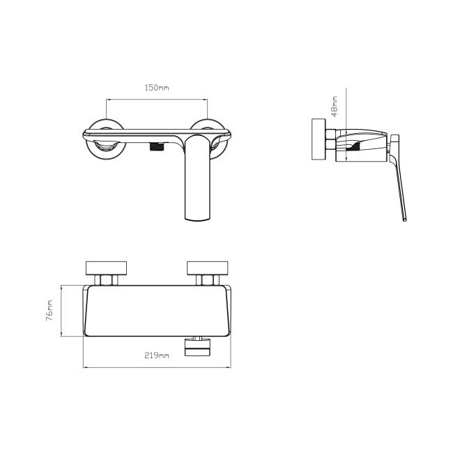 Змішувач для душу Qtap Slavonice QTSLA266CRM45907 Chrome 2