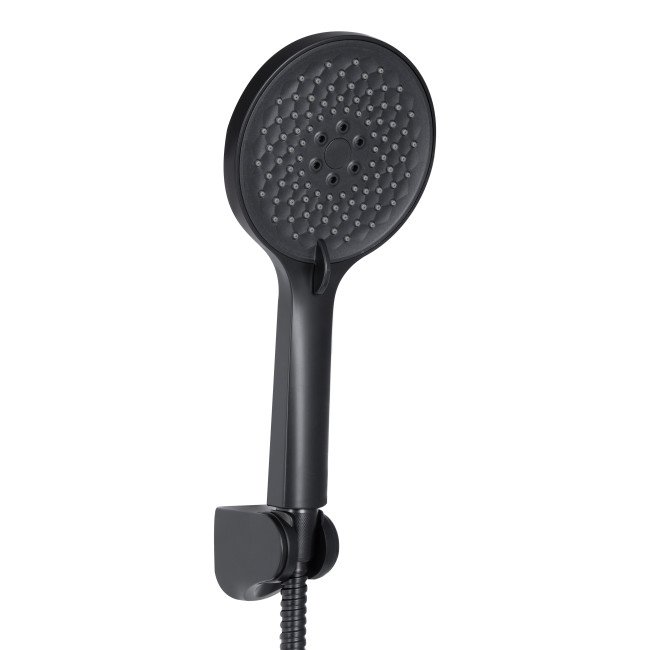 Змішувач для ванни Qtap Taurus (з душовим гарнітуром) QTTAU259BLM45662 Black Matt Змішувач для ванни Qtap Taurus (з душовим гарнітуром) QTTAU259BLM45662 Black Matt