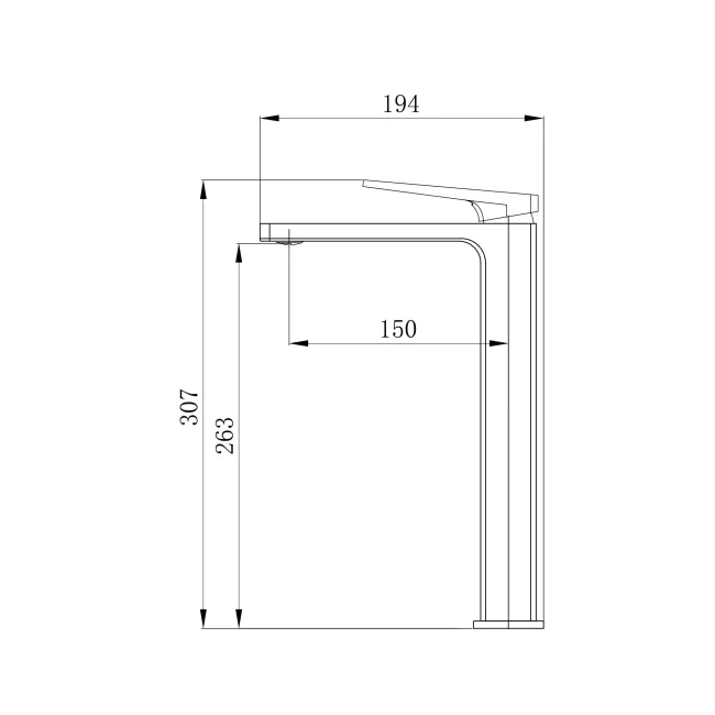 Змішувач для раковини Qtap Gemini Loop високий QTGEM269CRM45700 Chrome 2 Змішувач для раковини Qtap Gemini Loop високий QTGEM269CRM45700 Chrome 2