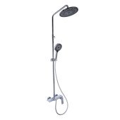 Душова система універсальна Qtap Slavonice на три споживача (з виливом) QTSLA111CRM45904 Chrome Душова система універсальна Qtap Slavonice на три споживача (з виливом) QTSLA111CRM45904 Chrome