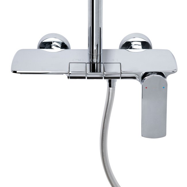 Душова система універсальна Qtap Slavonice на три споживача (з виливом) QTSLA111CRM45904 Chrome Душова система універсальна Qtap Slavonice на три споживача (з виливом) QTSLA111CRM45904 Chrome