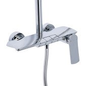 Душова система універсальна Qtap Slavonice на три споживача (з виливом) QTSLA111CRM45904 Chrome Душова система універсальна Qtap Slavonice на три споживача (з виливом) QTSLA111CRM45904 Chrome