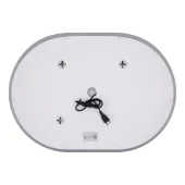 Дзеркало Qtap Gemini 500х700 з LED-підсвічуванням Touch, з антизапотіванням, з димером, рег. темп. кольору (3000-6500K) Reverse QT2578R5070