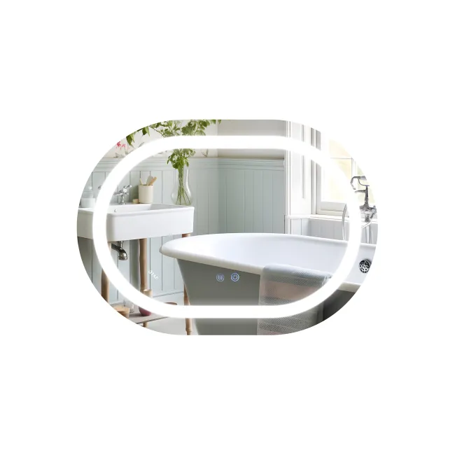 Дзеркало Qtap Gemini 650х900 з LED-підсвічуванням Touch, з антизапотіванням, з димером, рег. темп. кольору (3000-6500K) Reverse QT2578R6590 Дзеркало Qtap Gemini 650х900 з LED-підсвічуванням Touch, з антизапотіванням, з димером, рег. темп. кольору (3000-6500K) Reverse QT2578R6590