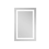 Дзеркало Qtap Cardinal 650х900 з LED-підсвічуванням Touch, з антизапотіванням, з димером, рег. темп. кольору (3000-6500K) Reverse QT0478C6590