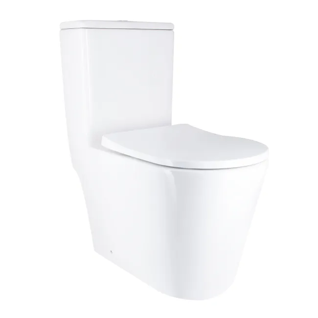 Унітаз-моноблок підлоговий Qtap Swan Ultra Quiet безобідковий з сидінням Soft-close WHITE QT16226080AW Унітаз-моноблок підлоговий Qtap Swan Ultra Quiet безобідковий з сидінням Soft-close WHITE QT16226080AW