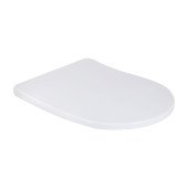 Унітаз-моноблок підлоговий Qtap Swan Ultra Quiet безобідковий з сидінням Soft-close WHITE QT16226080AW