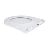 Унітаз-моноблок підлоговий Qtap Swan Ultra Quiet безобідковий з сидінням Soft-close WHITE QT16226080AW