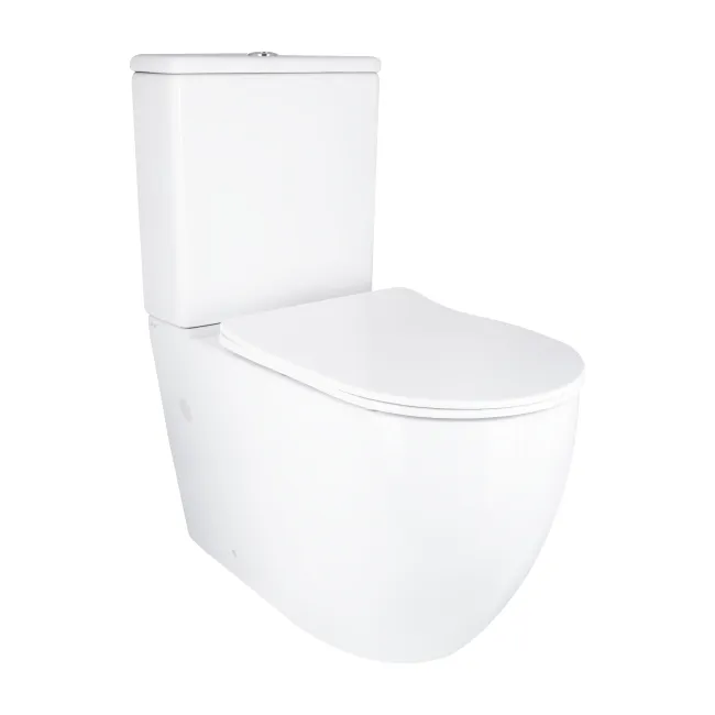 Унітаз підлоговий Qtap Grand Ultra Quiet безобідковий з сидінням Soft-close WHITE QT26228301W Унітаз підлоговий Qtap Grand Ultra Quiet безобідковий з сидінням Soft-close WHITE QT26228301W