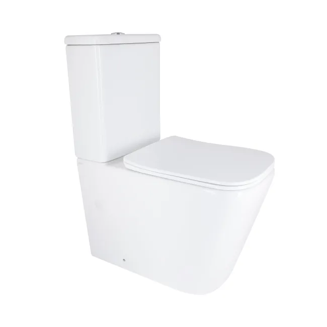 Унітаз підлоговий Qtap Stenava Rimless безобідковий з сидінням Soft-close WHITE QT27228303W Унітаз підлоговий Qtap Stenava Rimless безобідковий з сидінням Soft-close WHITE QT27228303W