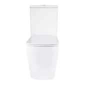 Унітаз підлоговий Qtap Stenava Rimless безобідковий з сидінням Soft-close WHITE QT27228303W