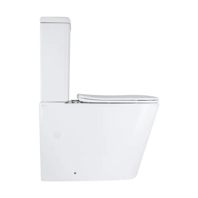 Унітаз підлоговий Qtap Stenava Rimless безобідковий з сидінням Soft-close WHITE QT27228303W