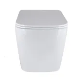 Унітаз підвісний Qtap Tern Ultra Quiet безобідковий з сидінням Soft-close WHITE QT17332303AW
