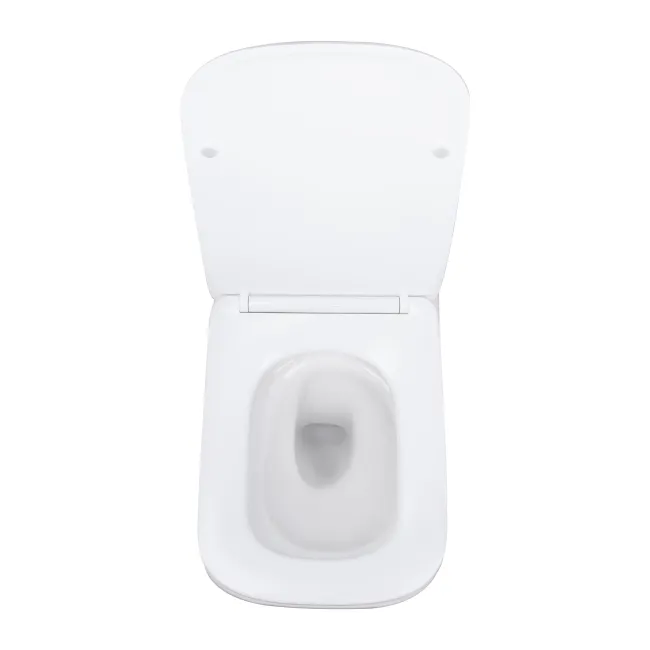 Унітаз підвісний Qtap Tern Ultra Quiet безобідковий з сидінням Soft-close WHITE QT17332303AW