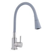 Змішувач для кухні Lidz Aria 015F31 з гнучким виливом (k35) LDARI015F31GNK31871 Grey / Nickel Змішувач для кухні Lidz Aria 015F31 з гнучким виливом (k35) LDARI015F31GNK31871 Grey / Nickel